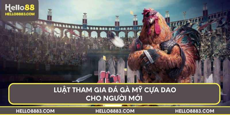 Luật tham gia đá gà mỹ cựa dao cho người mới 